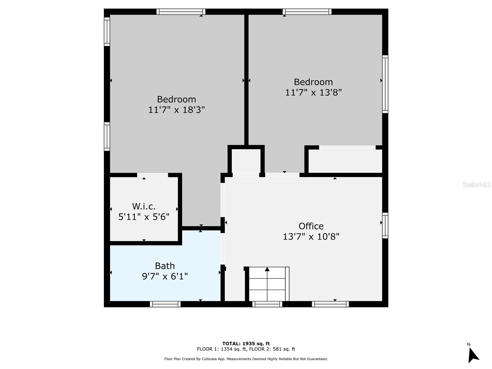 2nd floor floorplan