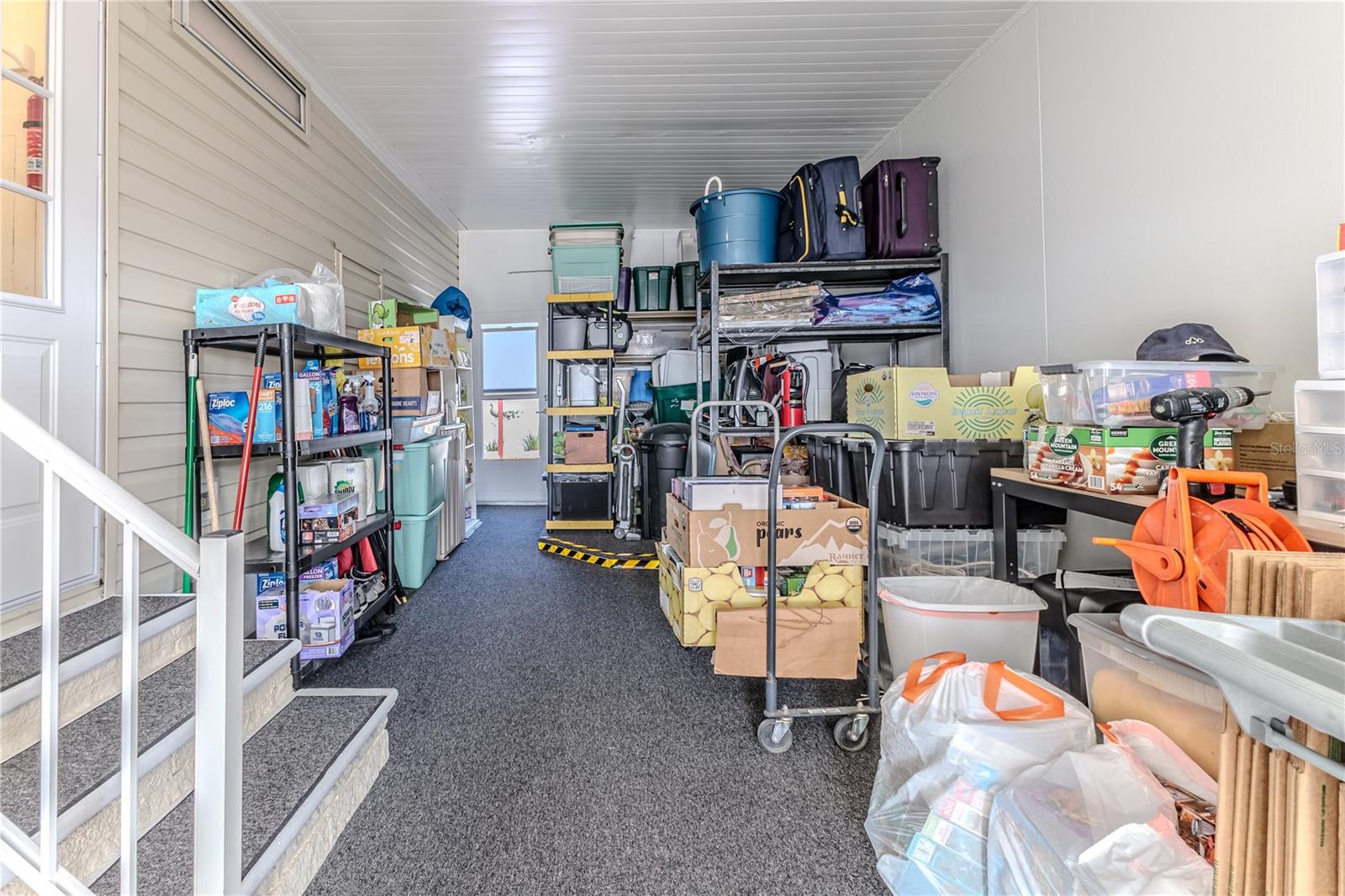 Insulated storage area, only a mini split away from being a 4 season space