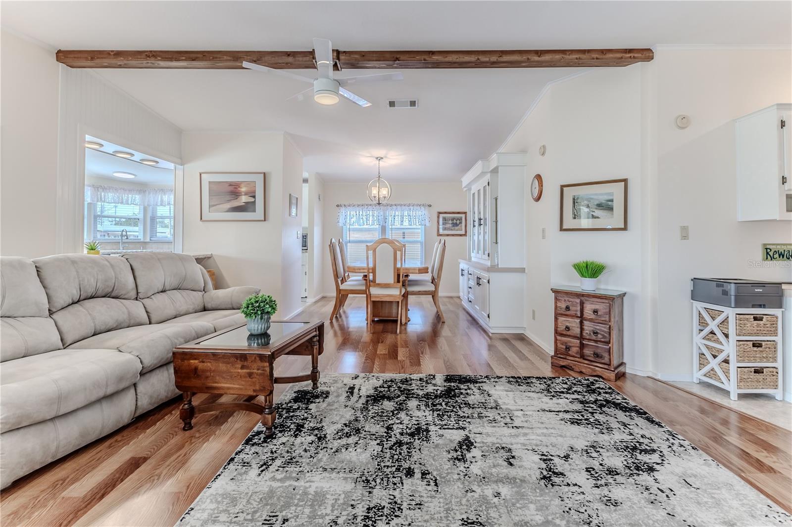 Step right into this spacious, gorgeous living room!