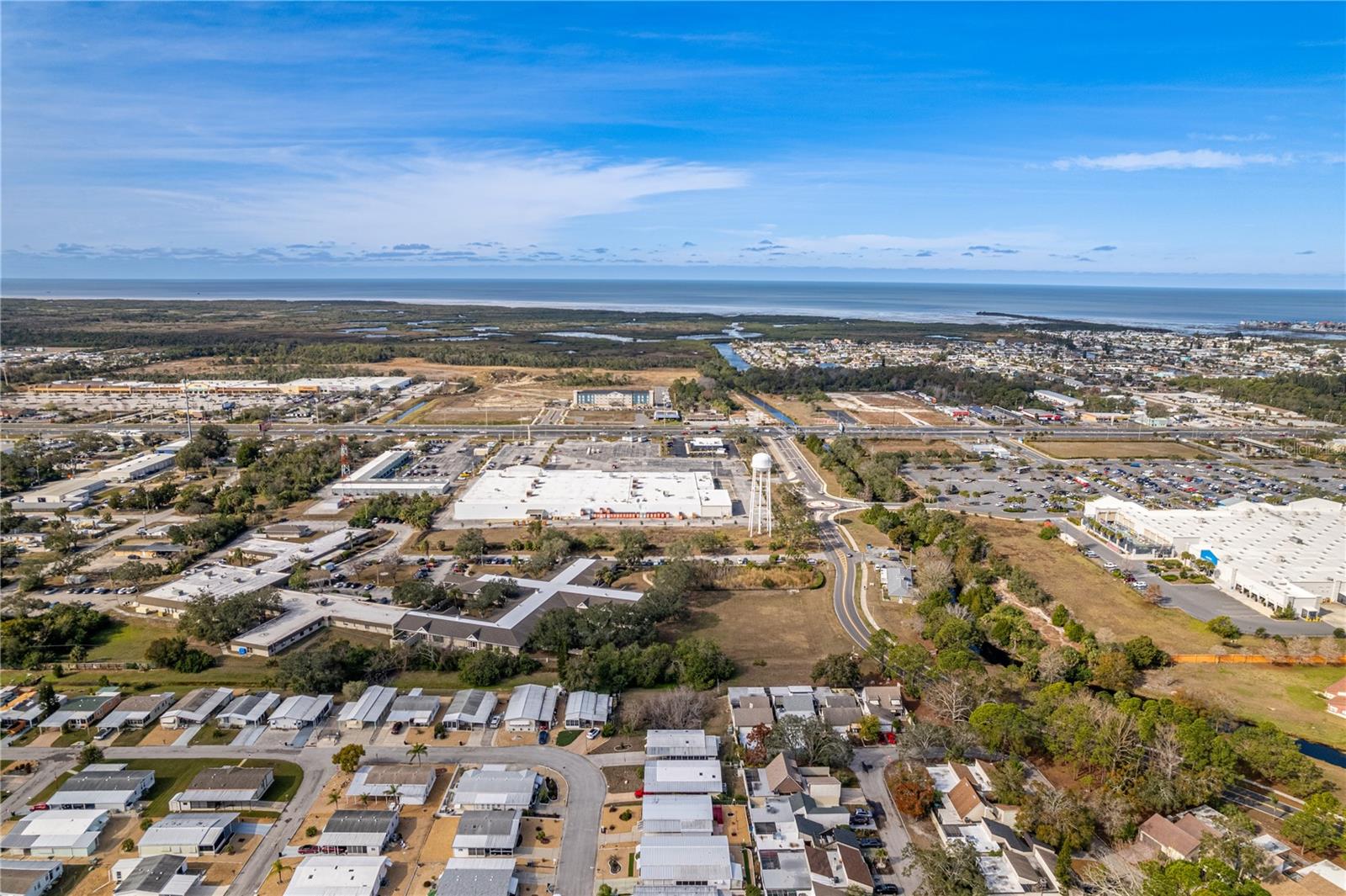 Western looking photo towards US19 and Gulf of Mexico