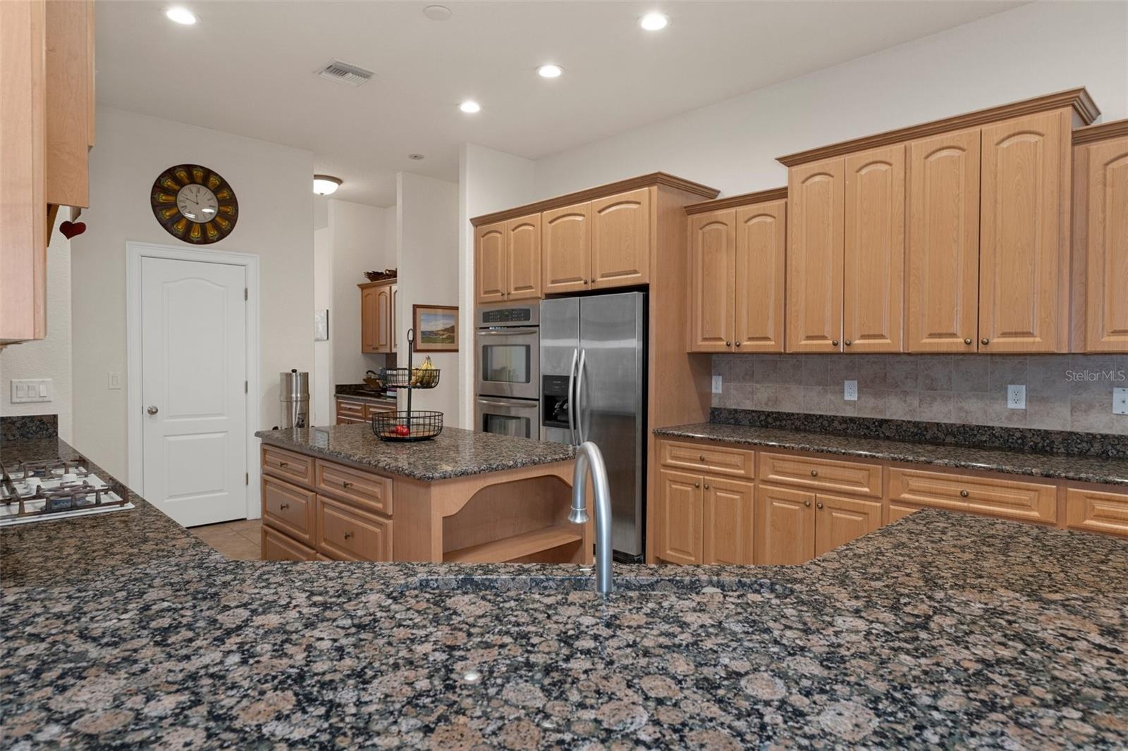 Kitchen towards pantry.