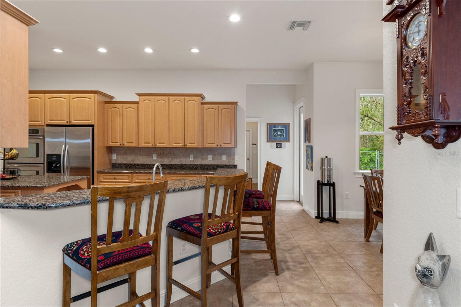 Kitchen towards back door