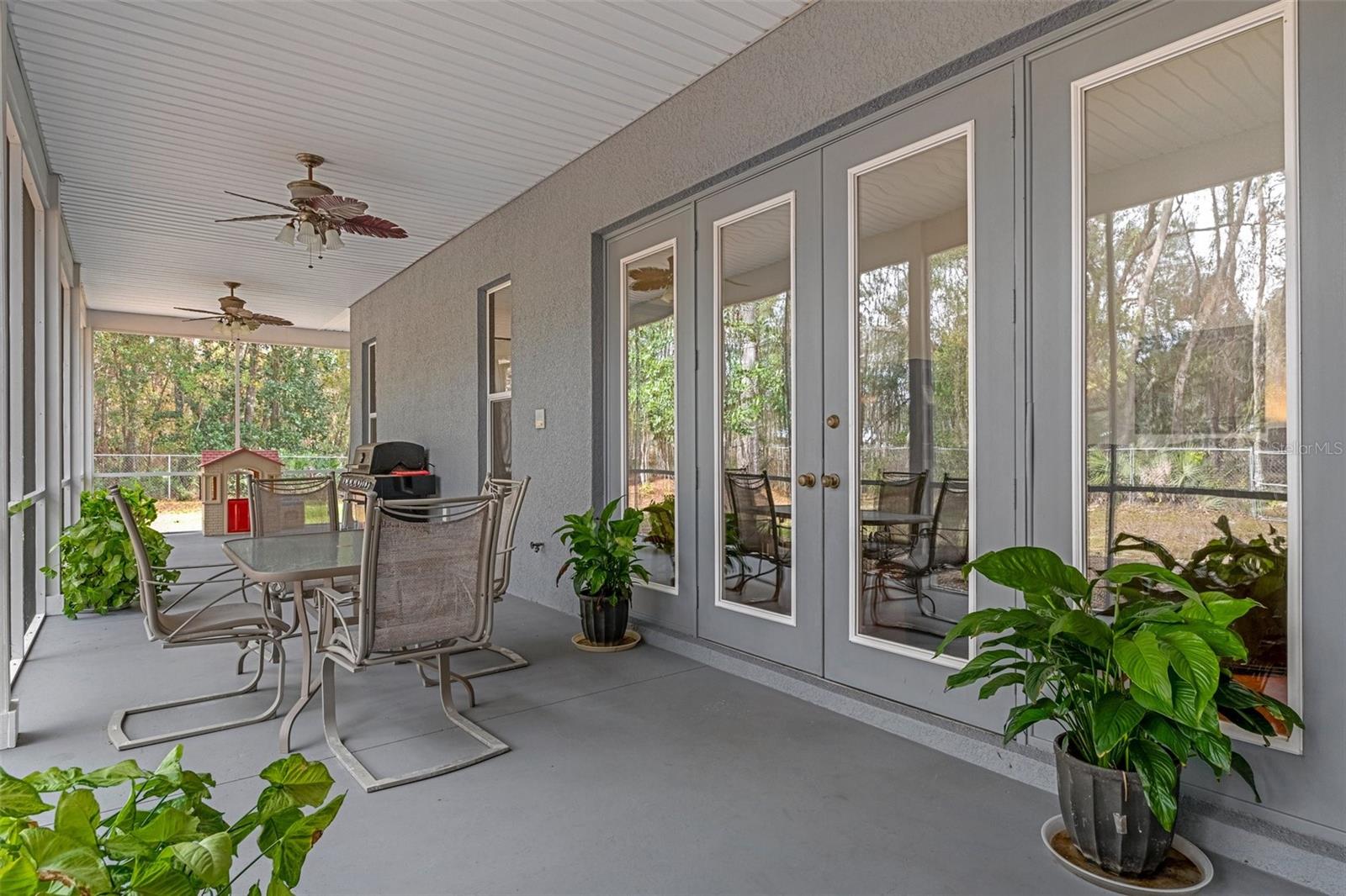 Back screened porch