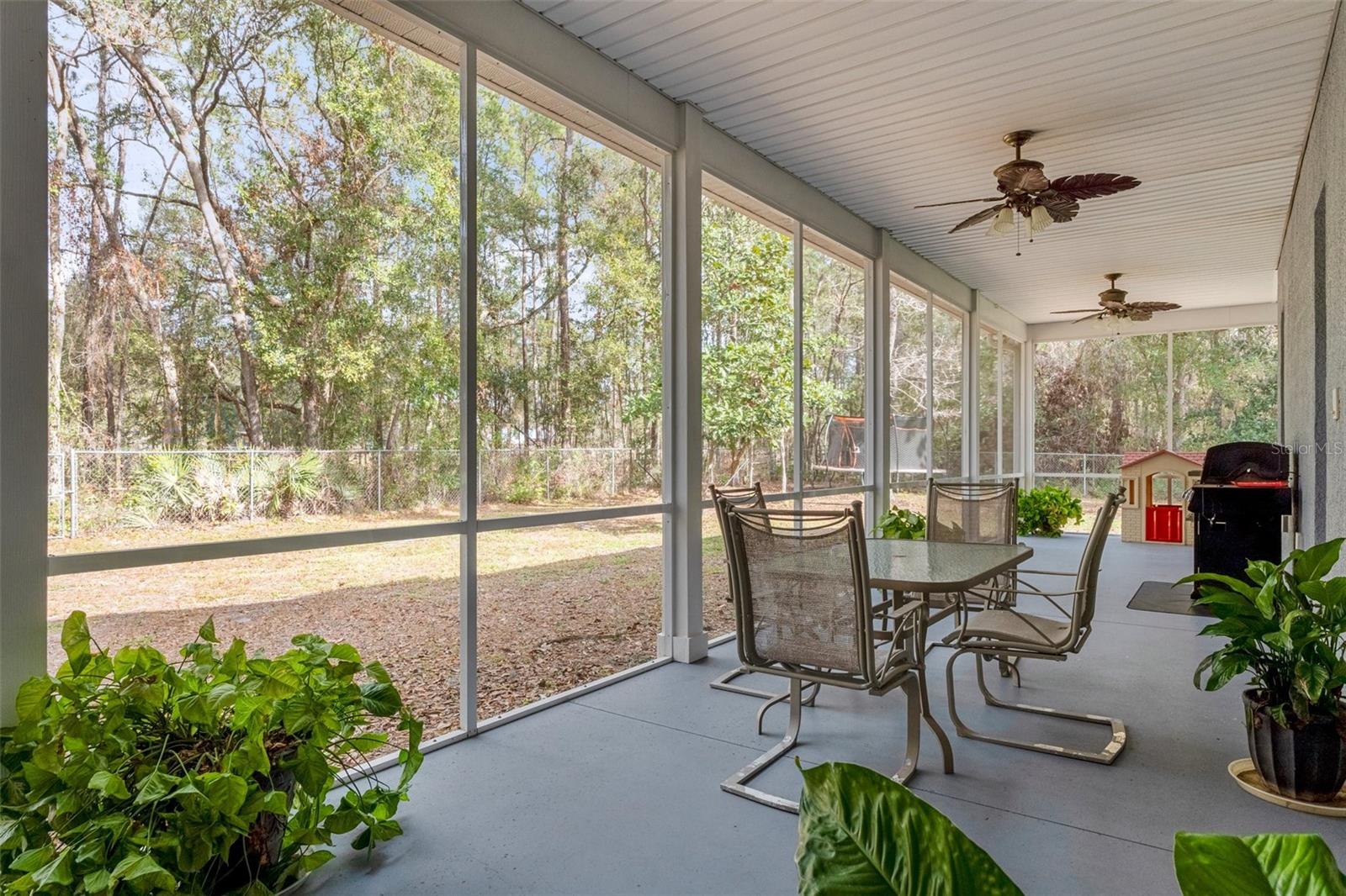 Back screened porch