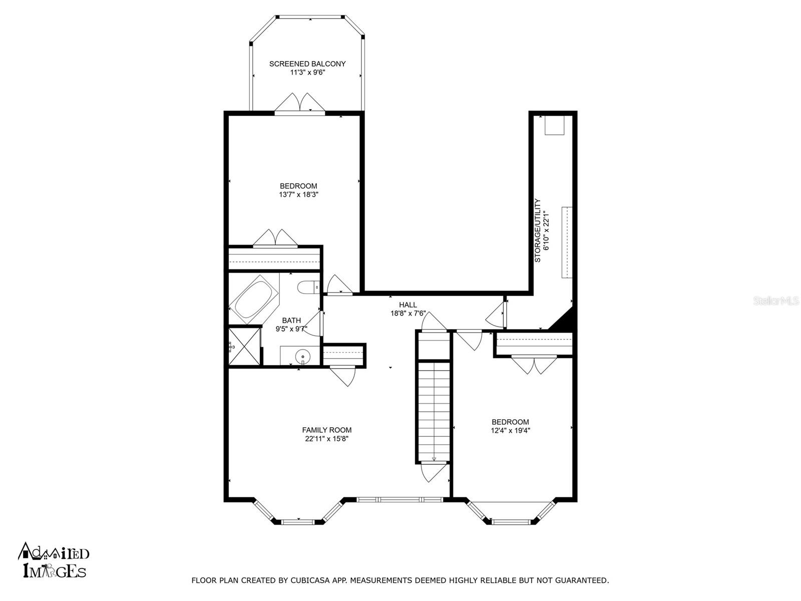 Second Floor floorplan