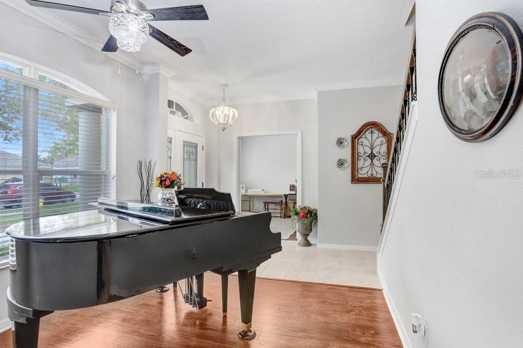 Dining Room looking towards Office and Entryway