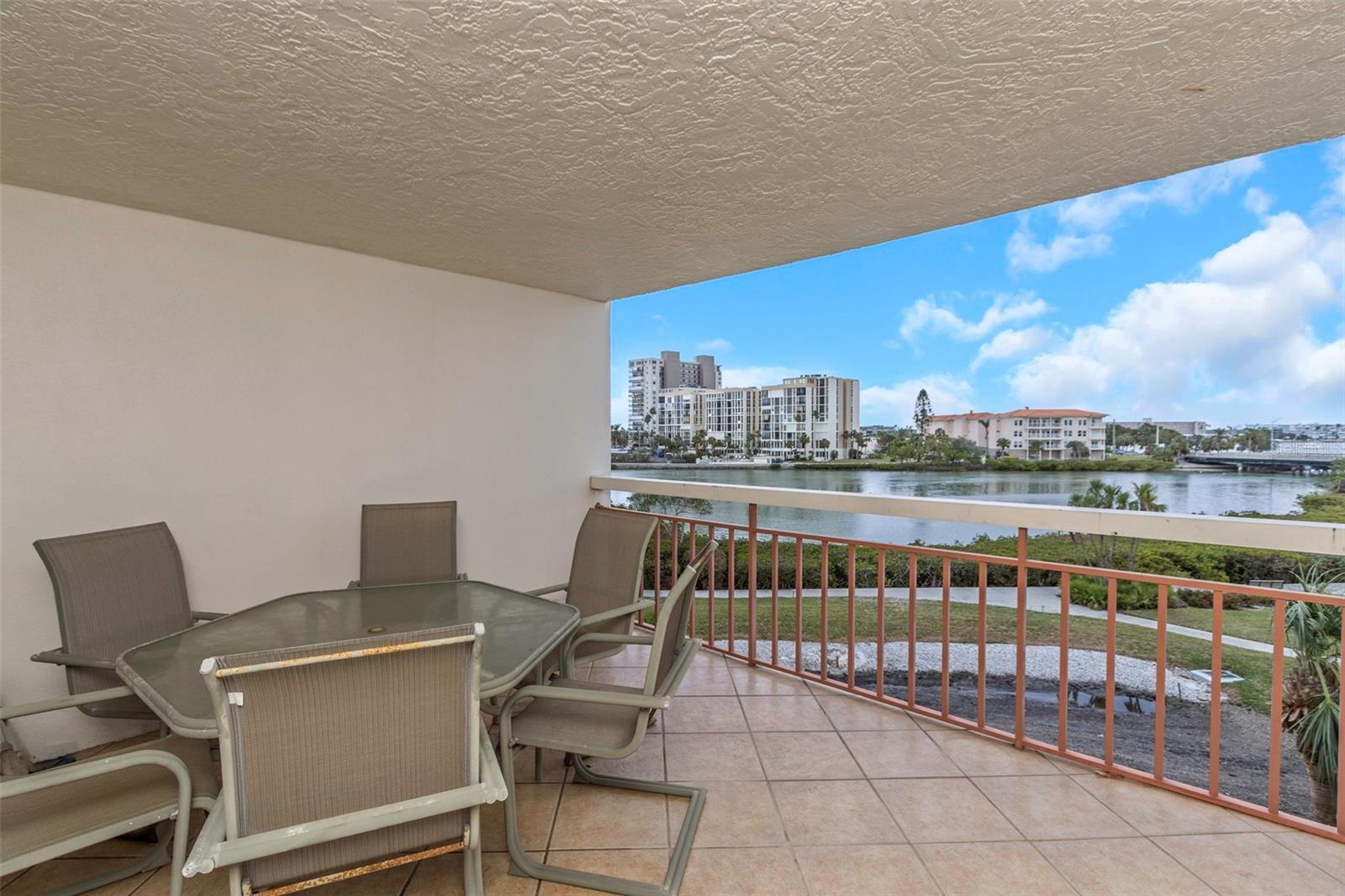 LARGE BALCONY WITH WATER VIEW