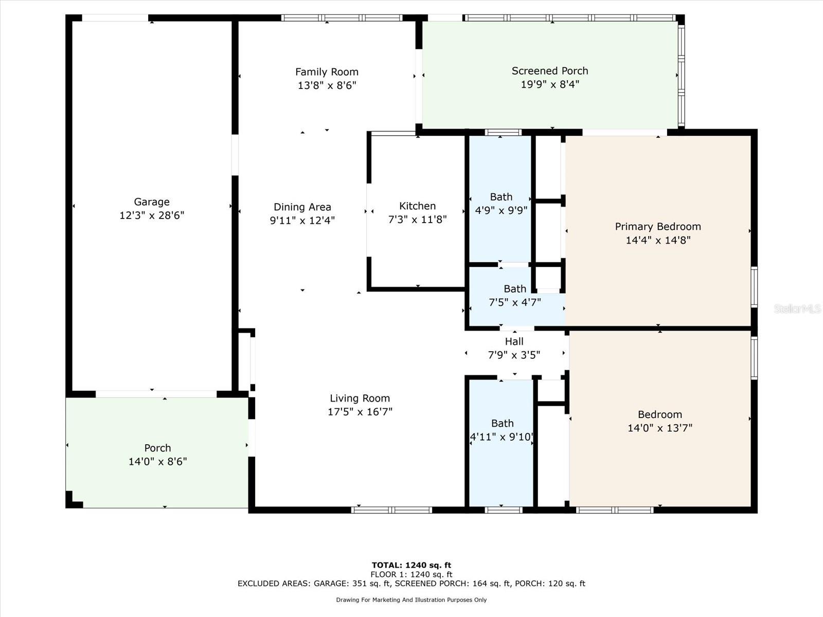 Floor Plan- Dimensions are Approximate