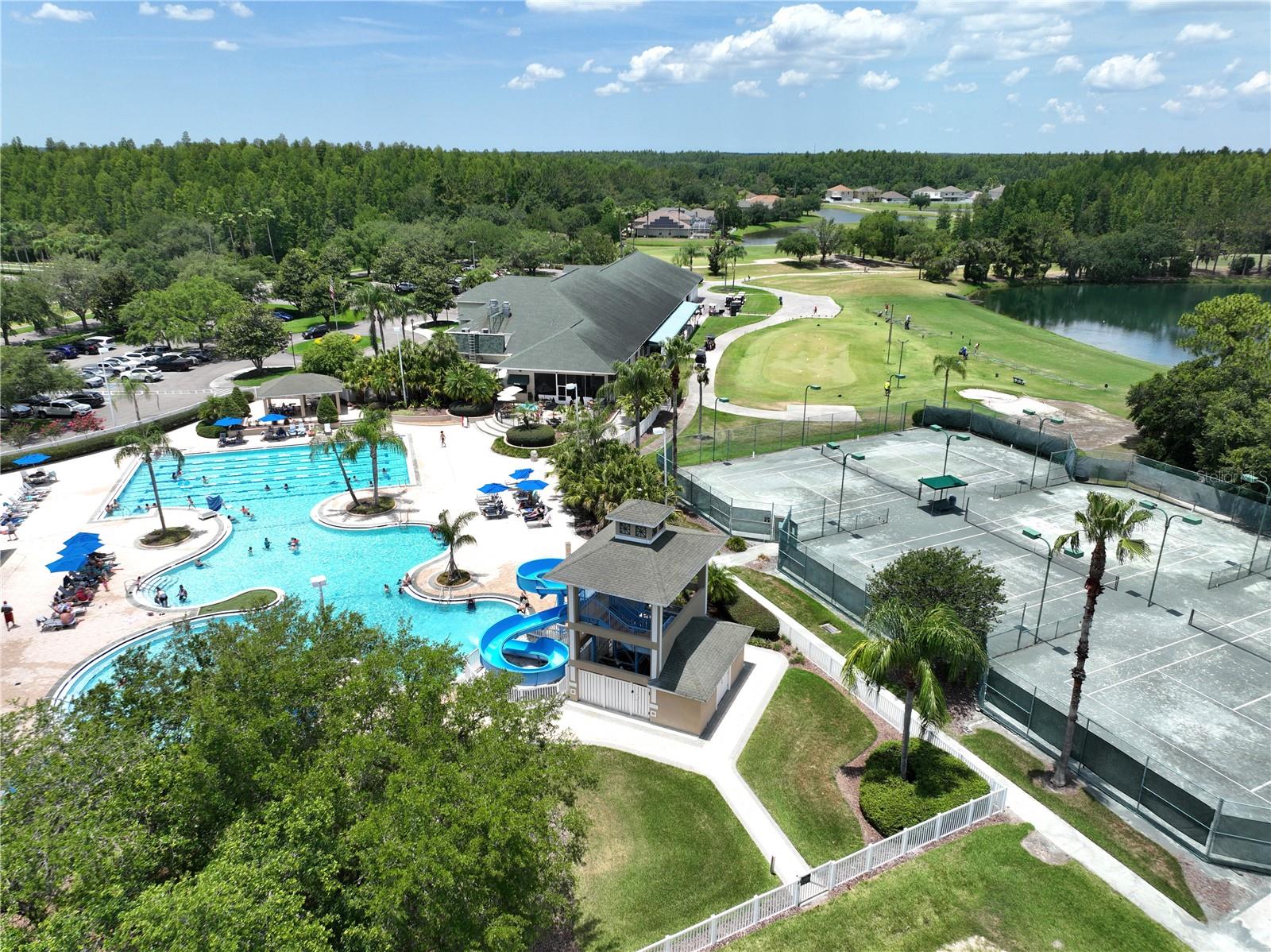 Community Pool, Clubhouse and Tennis Courts