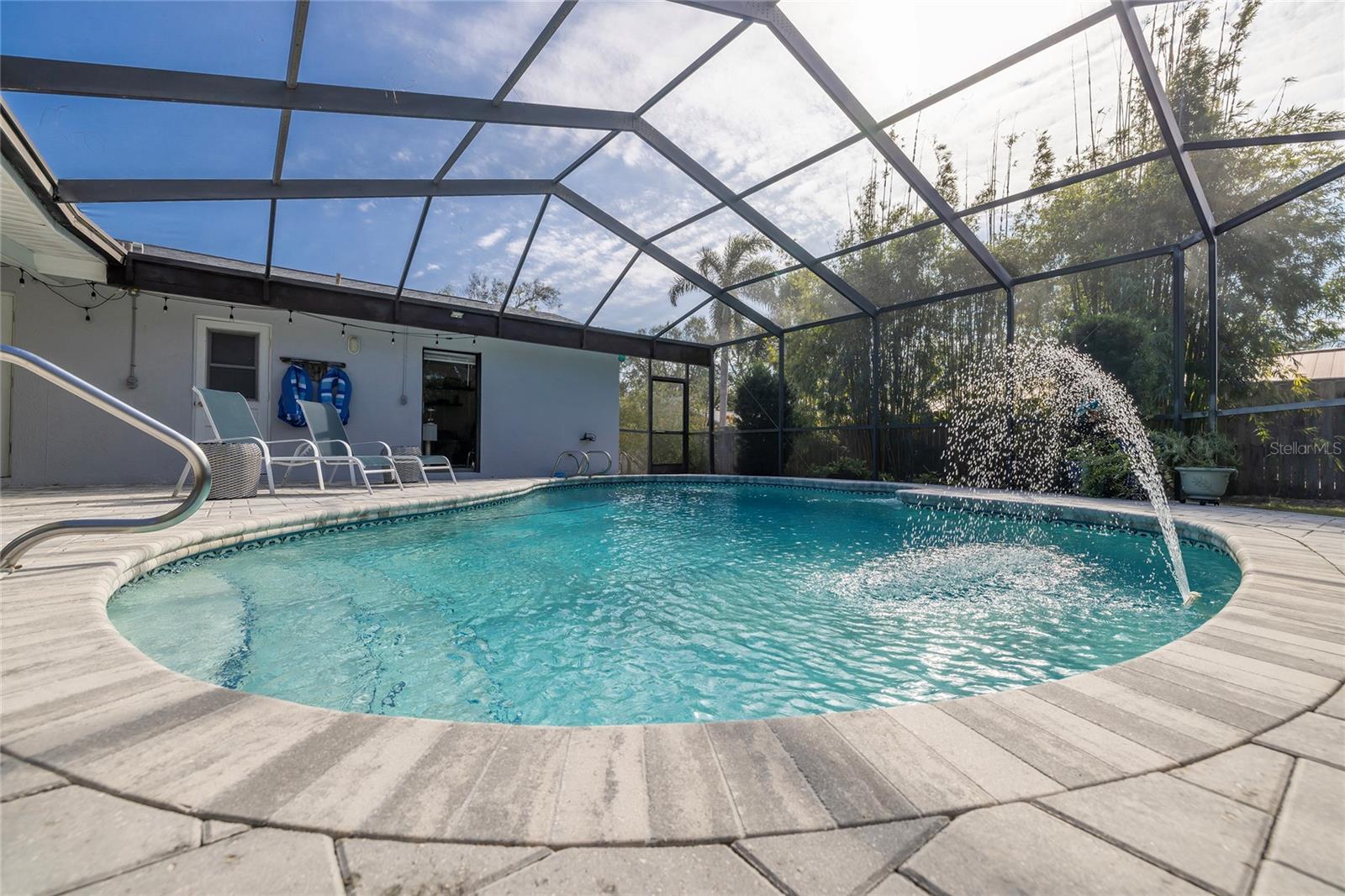 Take a dip!  Expansive pool deck