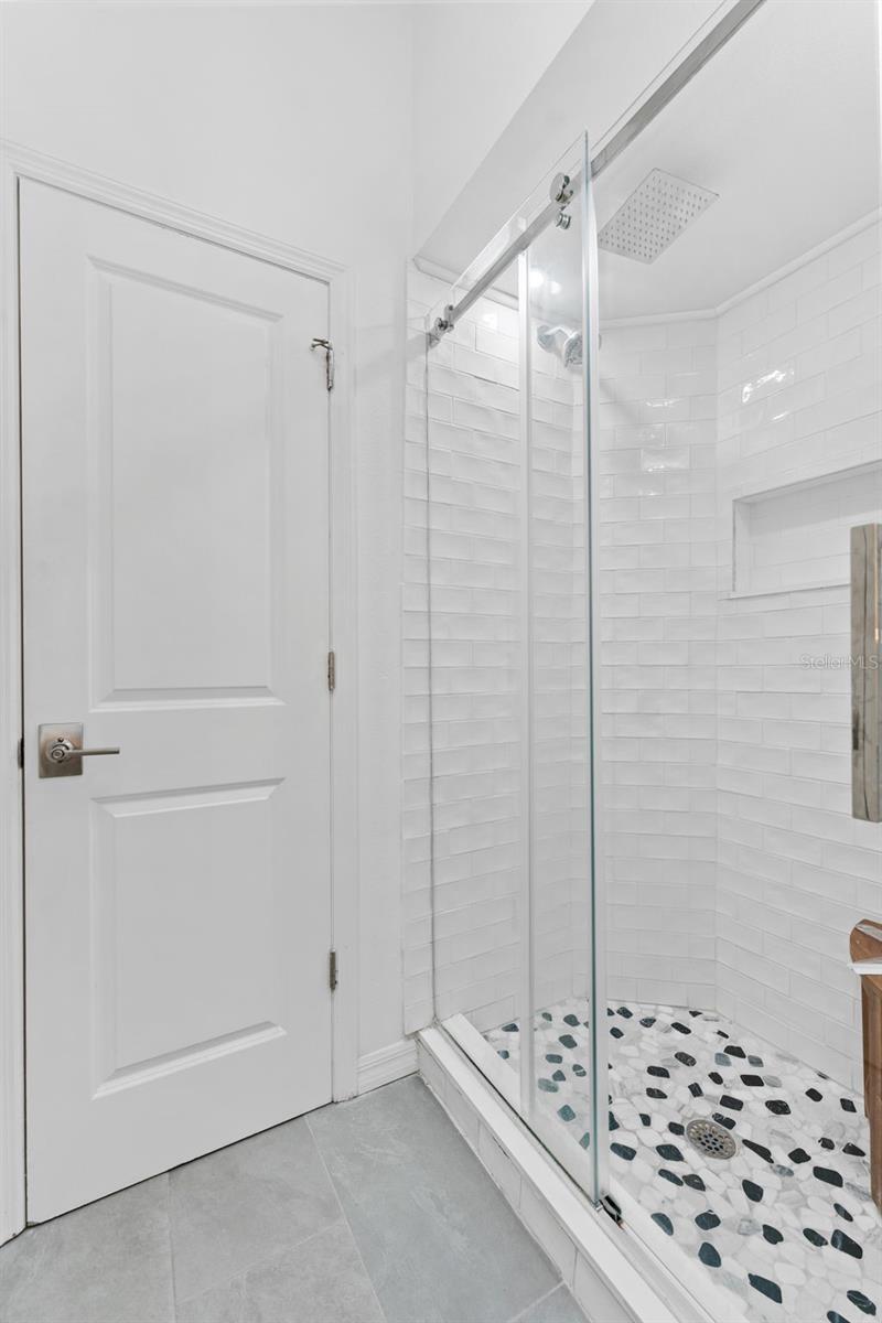 Tall Walk-In Shower!