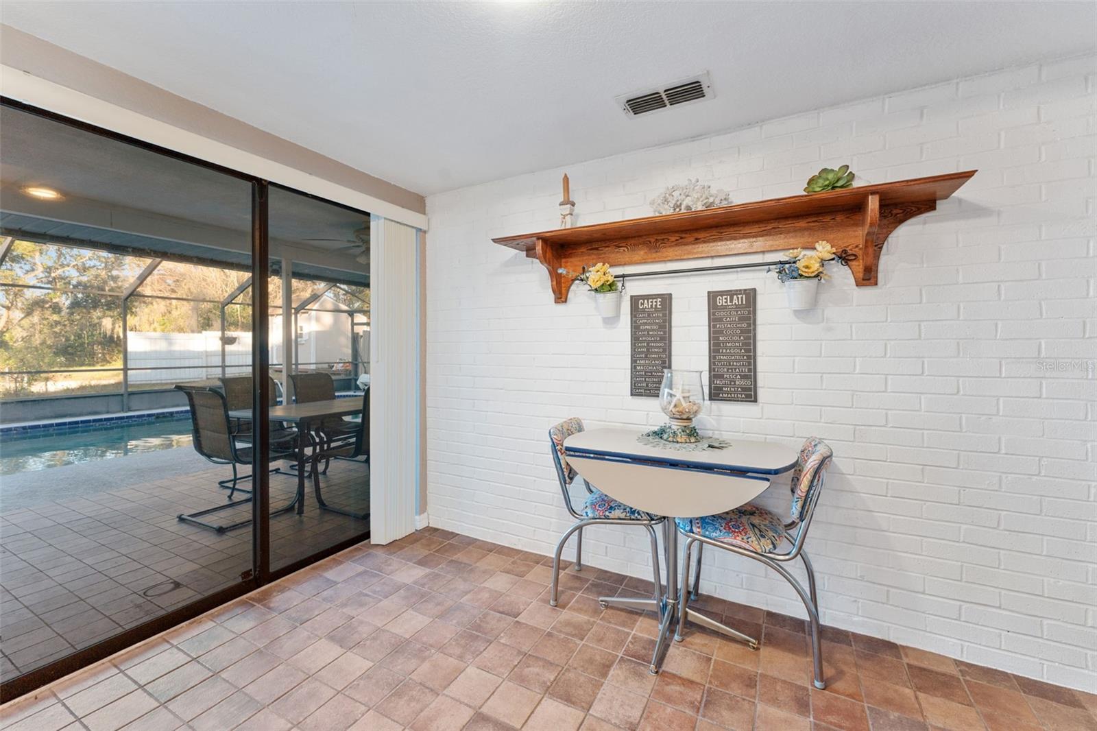 Sliding Glass Doors Leading to Pool!