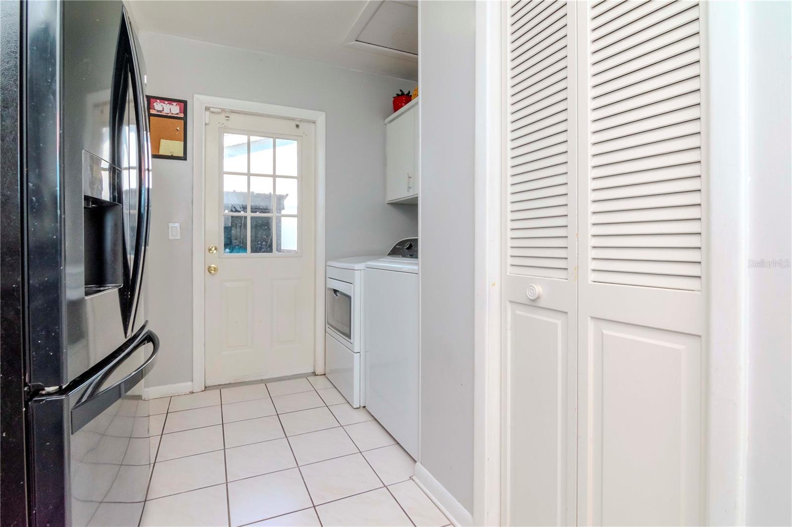 Laundry in kitchen