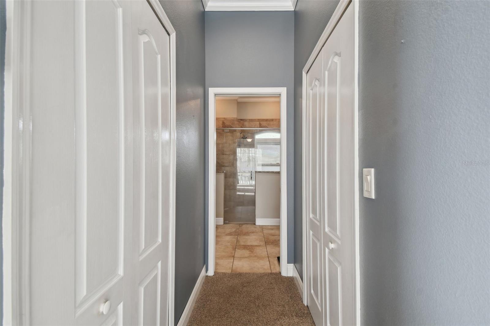 Primary Bedroom His and Her Closets