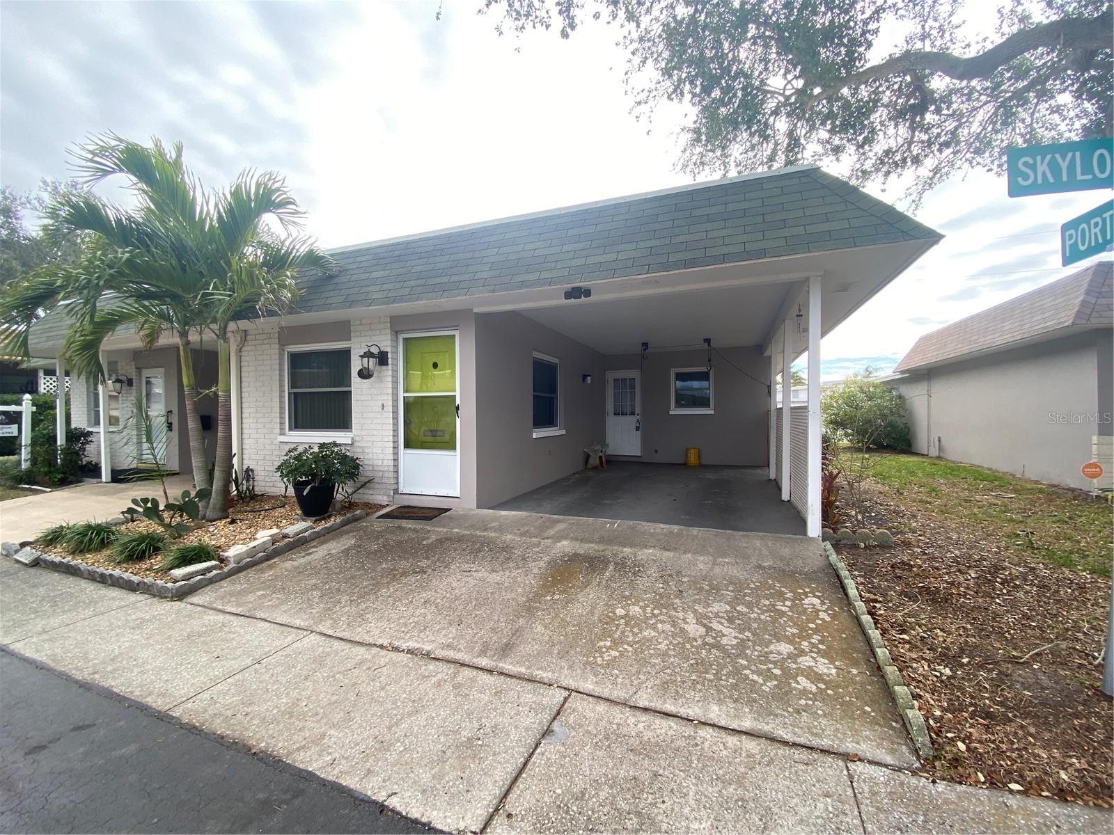 Front Door/Carport Area