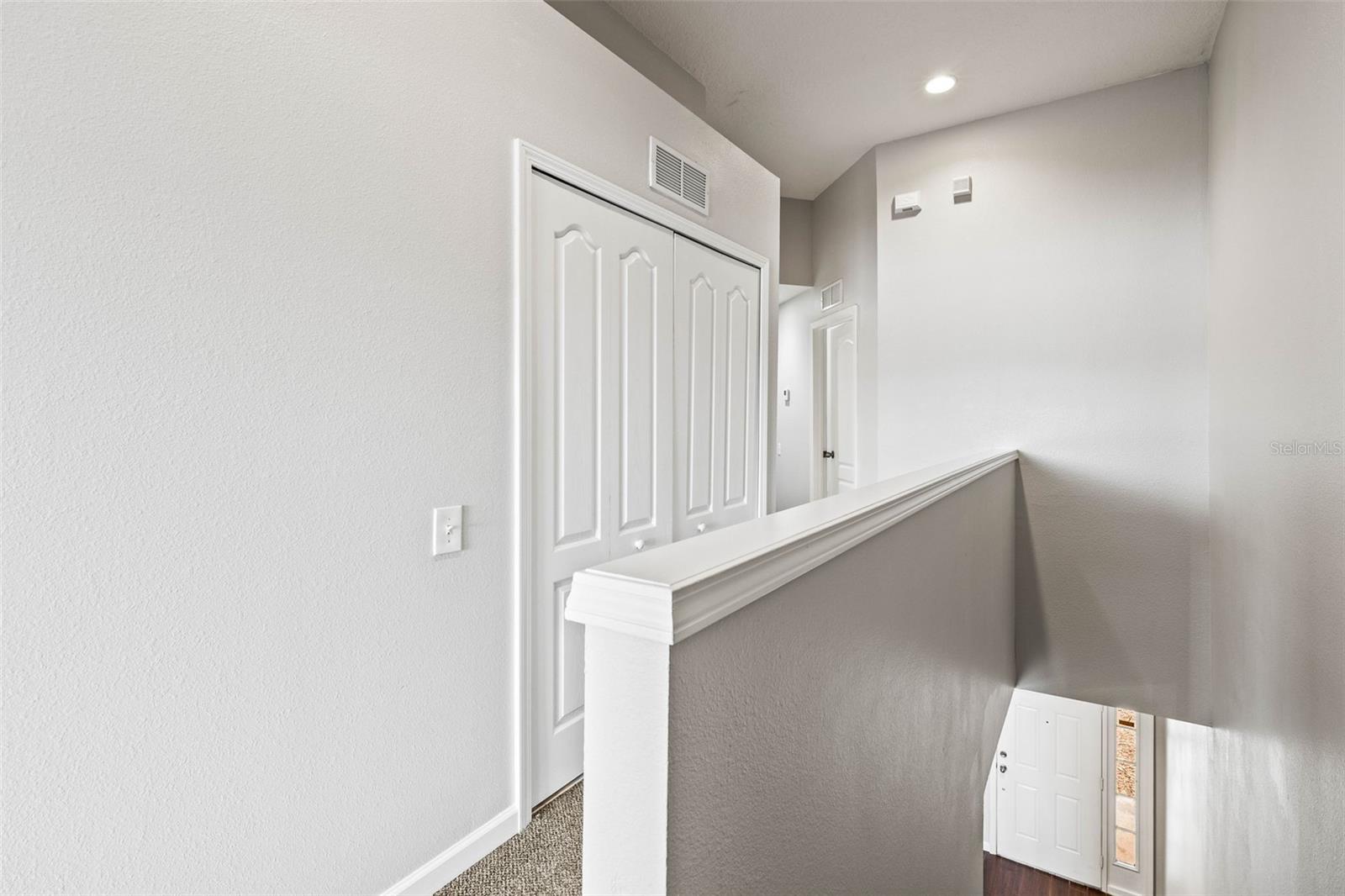 Laundry Closet in Upstairs Hallway