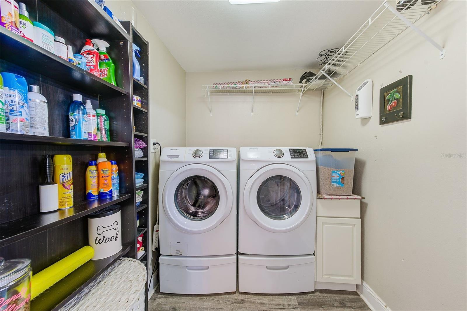 View of inside laundry room