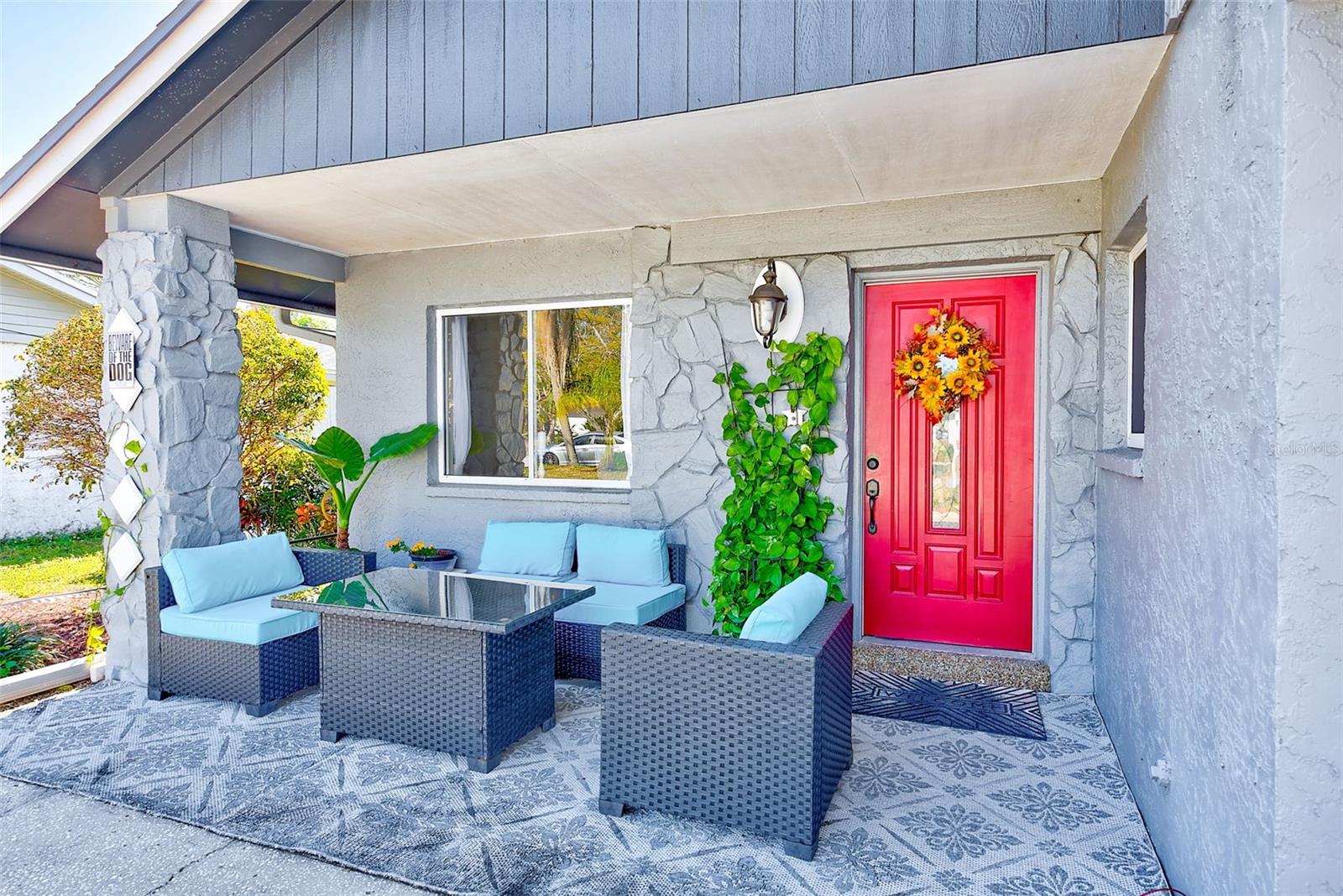 View of front patio