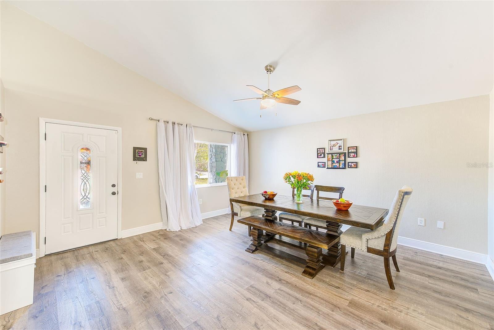 View of dining room