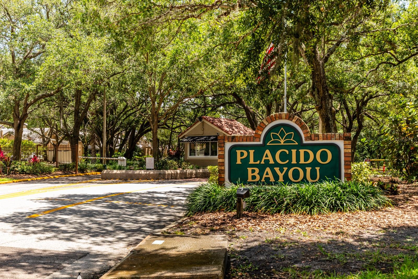 Welcome to Placido Bayou! One of St. Pete's few gated communities.