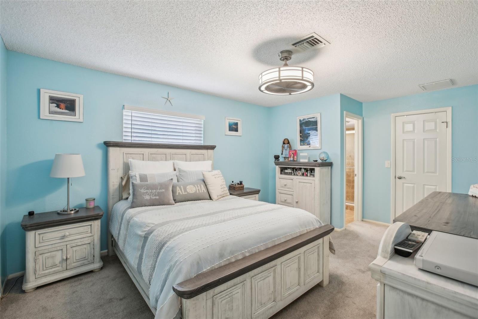 Master Bedroom with ensuite bathroom and walk-in closet.