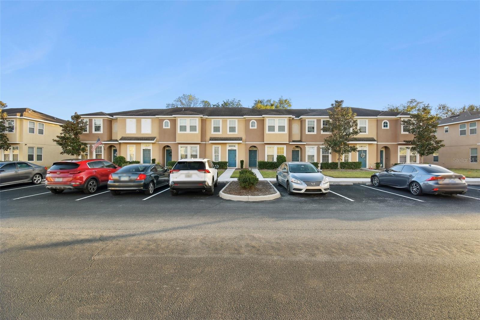 Exterior of the townhome.