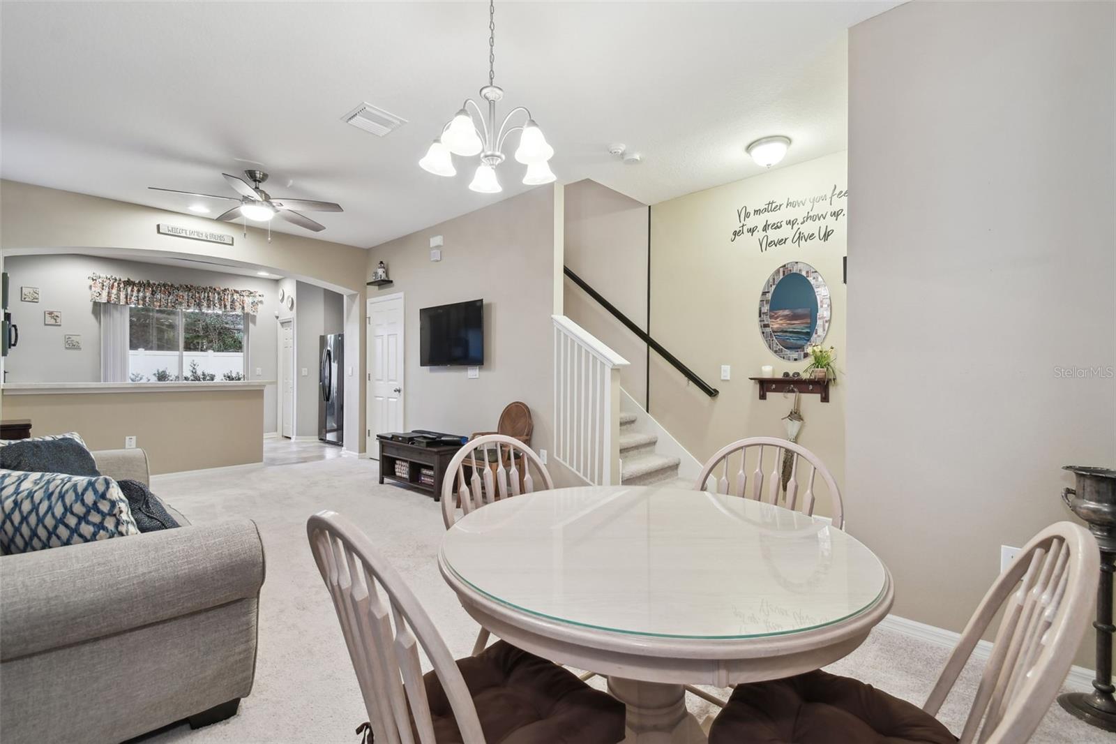 View of the lounge/dining area.