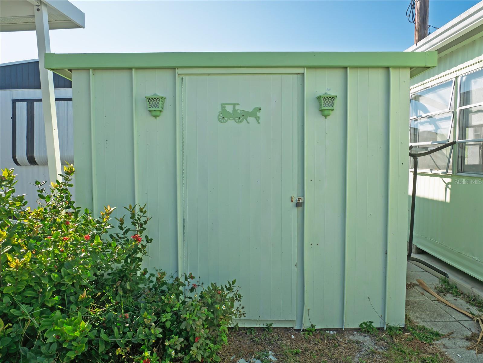 Extra storage in your utility shed.