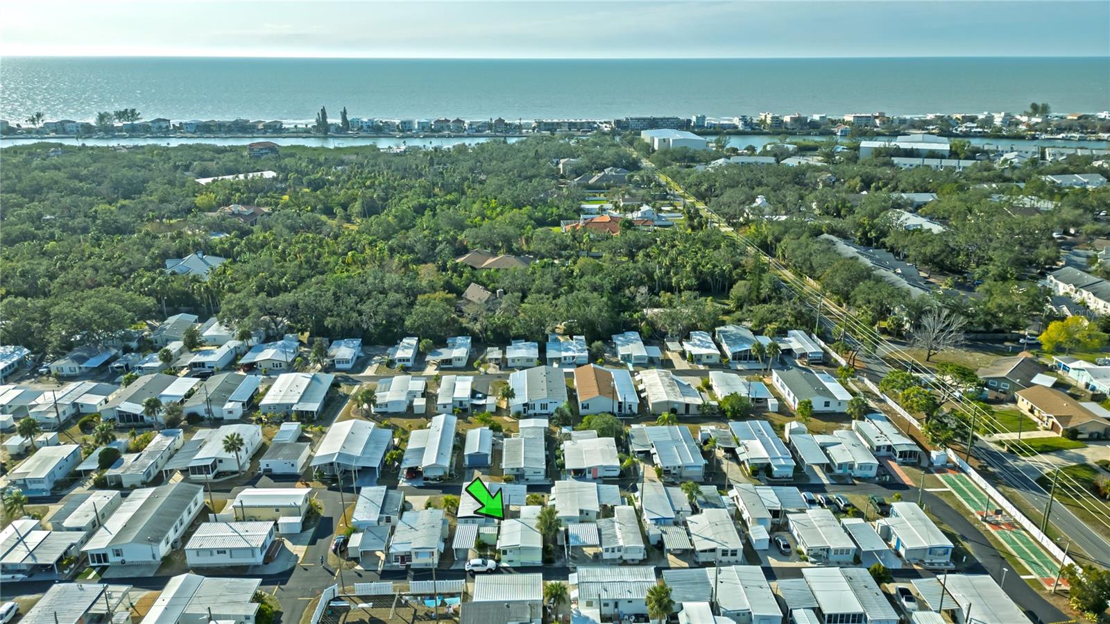 Gulfview Mobile Home Park is well maintained.