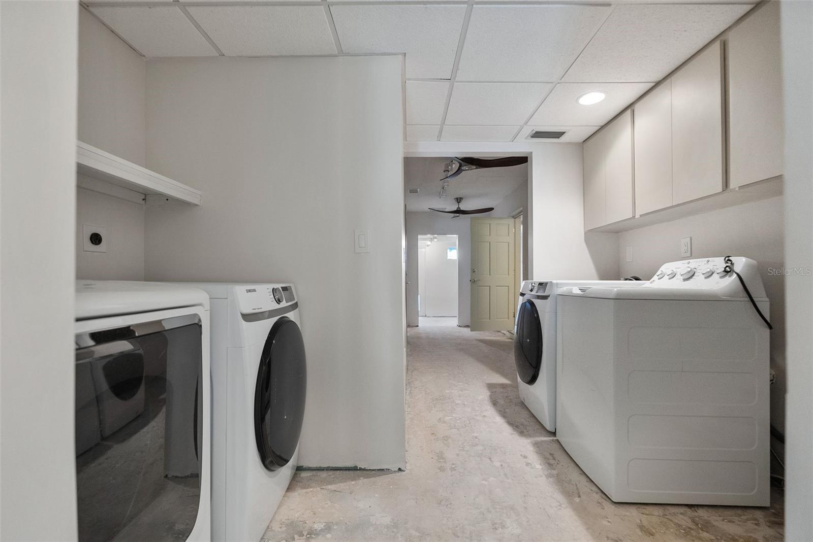 Expansive Laundry Room