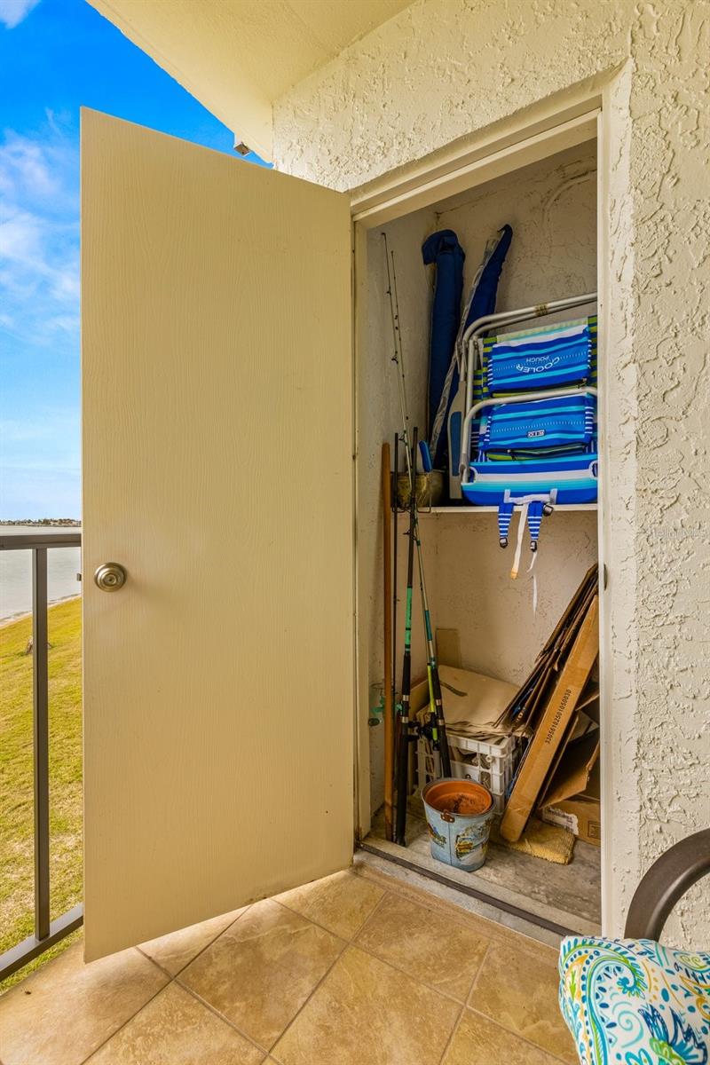 Balcony Storage Closet