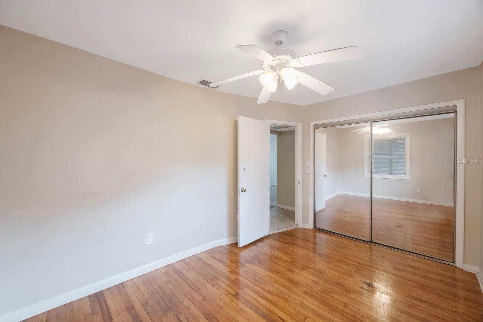 3rd bedroom has hardwood flooring