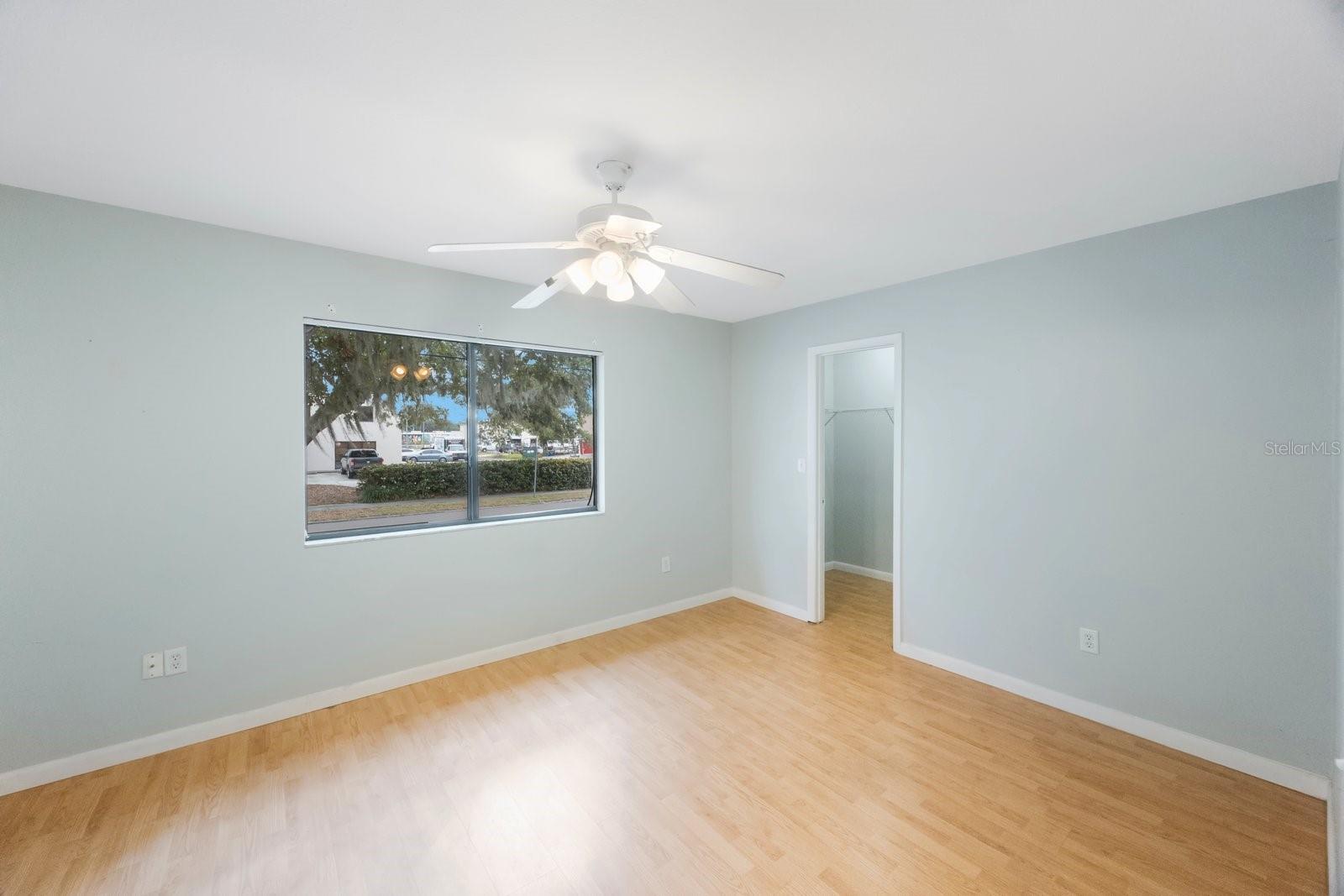 2nd bedroom has walk-in closet