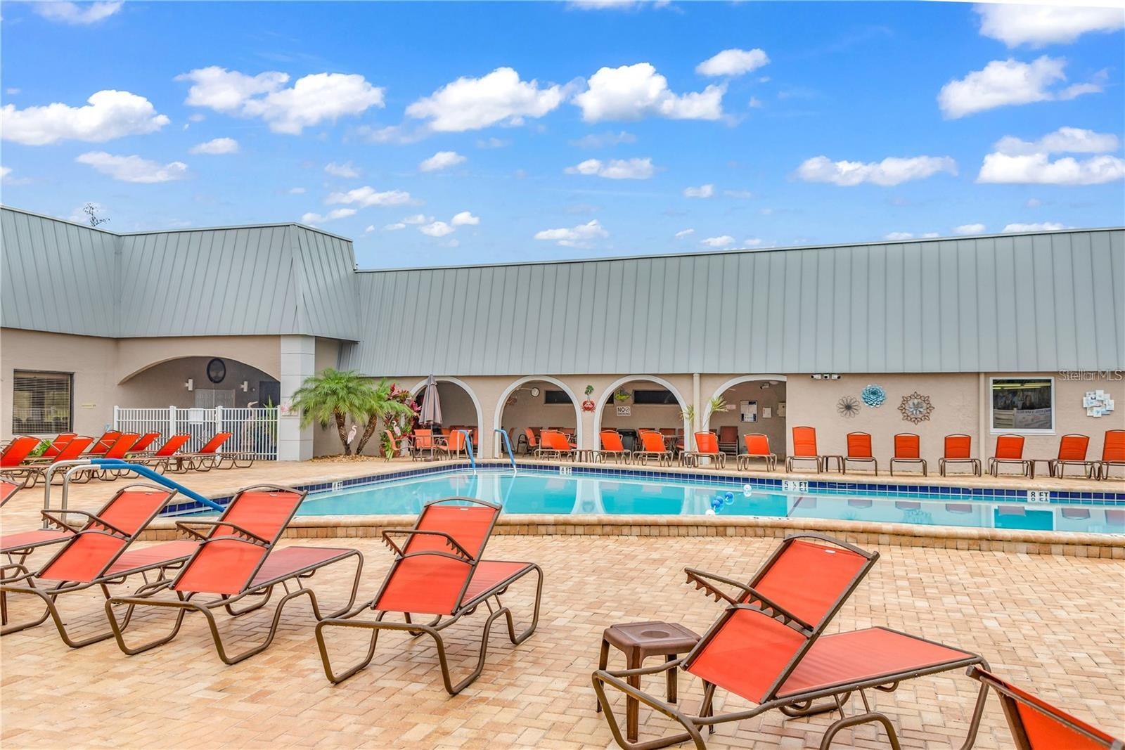 ENJOY THE YEAR-ROUND HEATED POOL