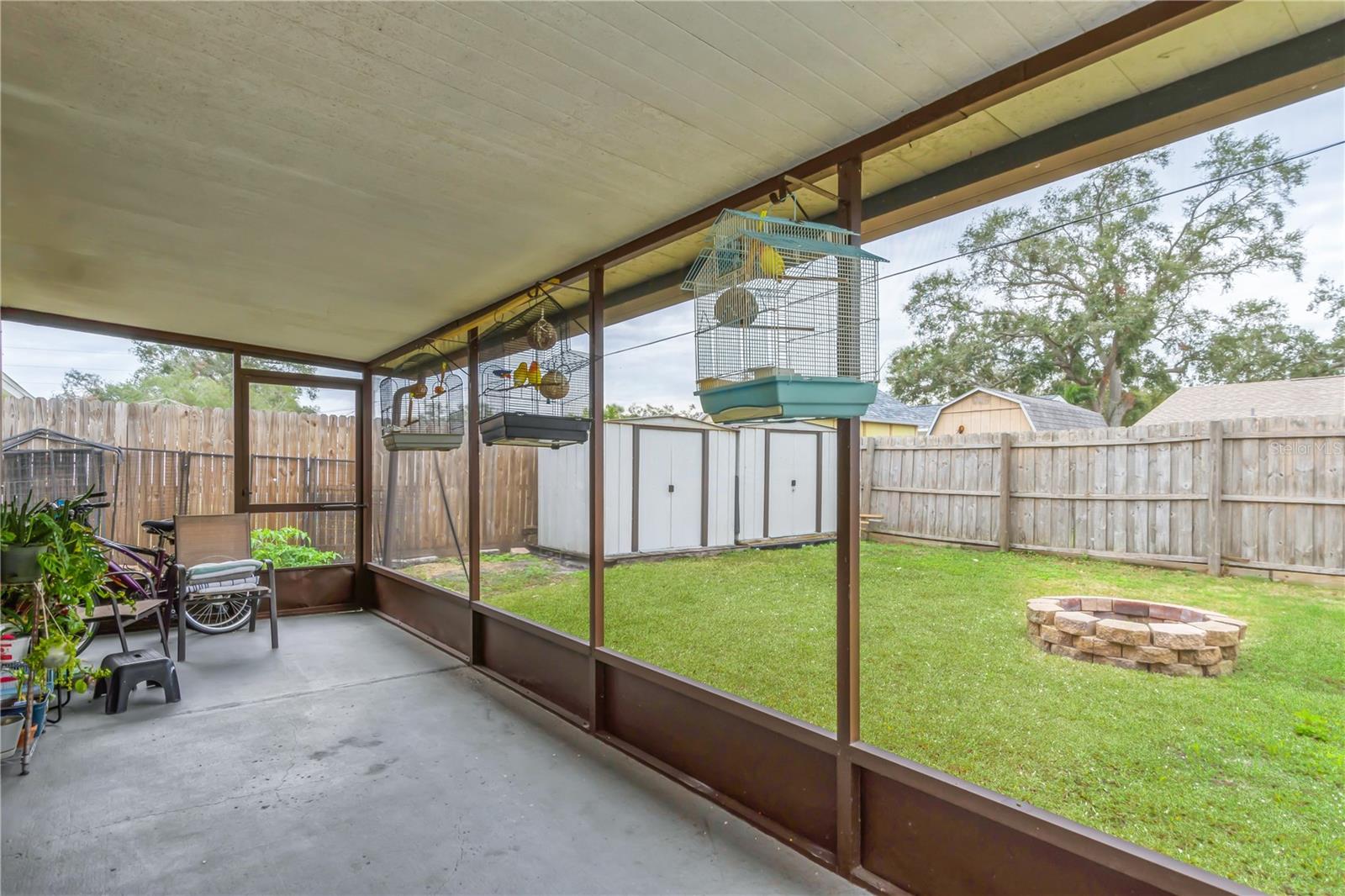 screened in patio