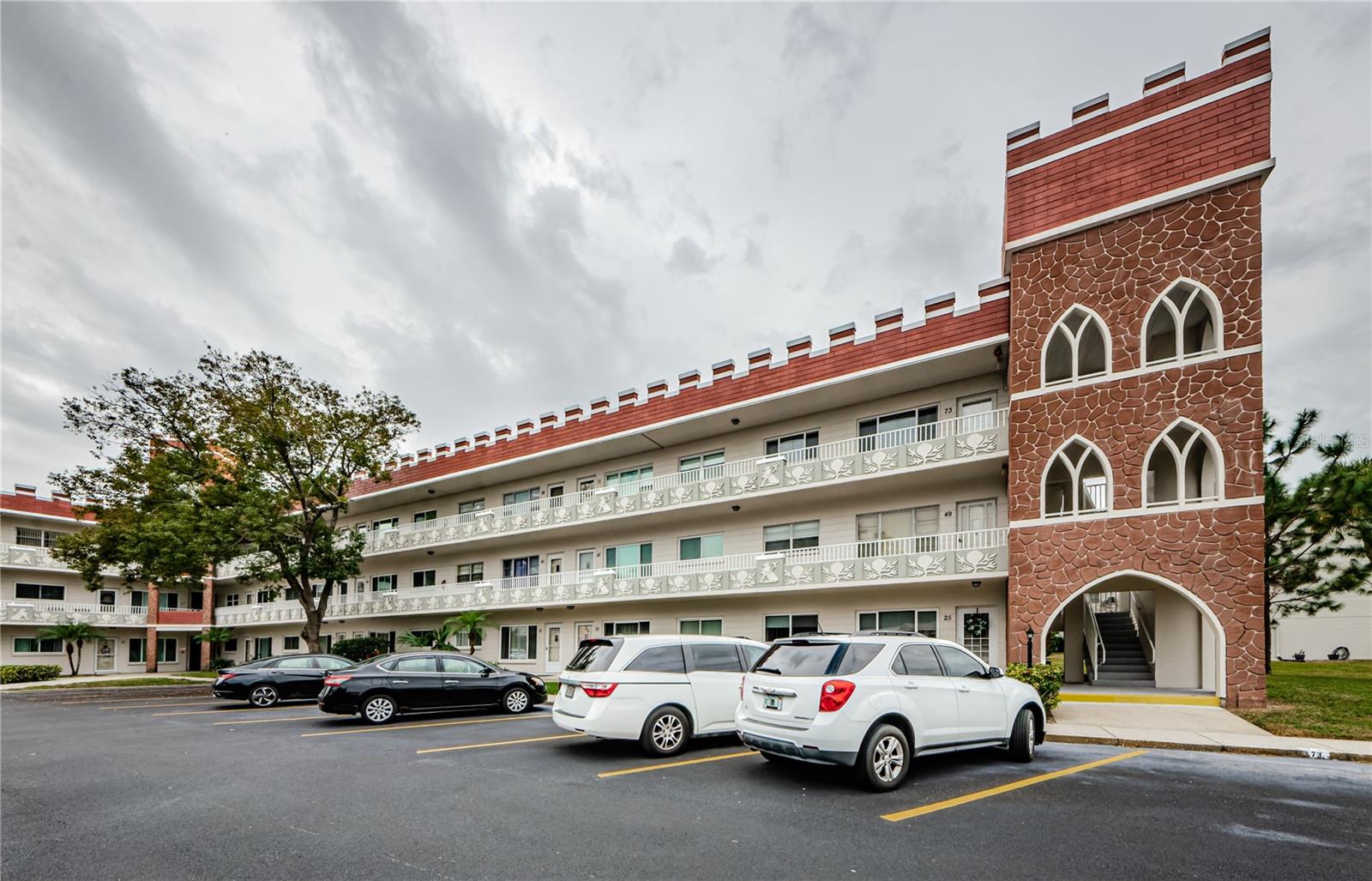 Front View of Building