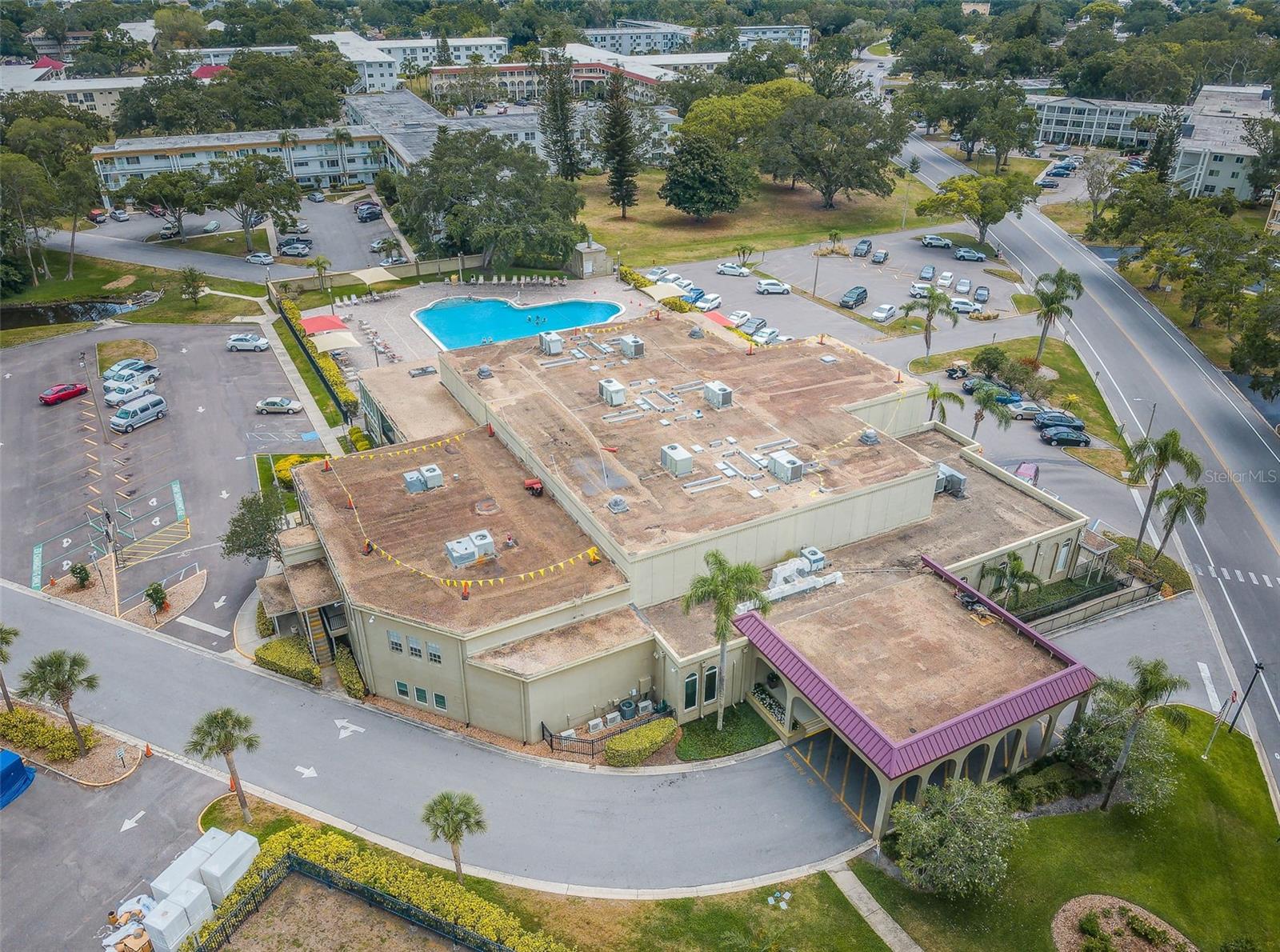 Clubhouse and pool