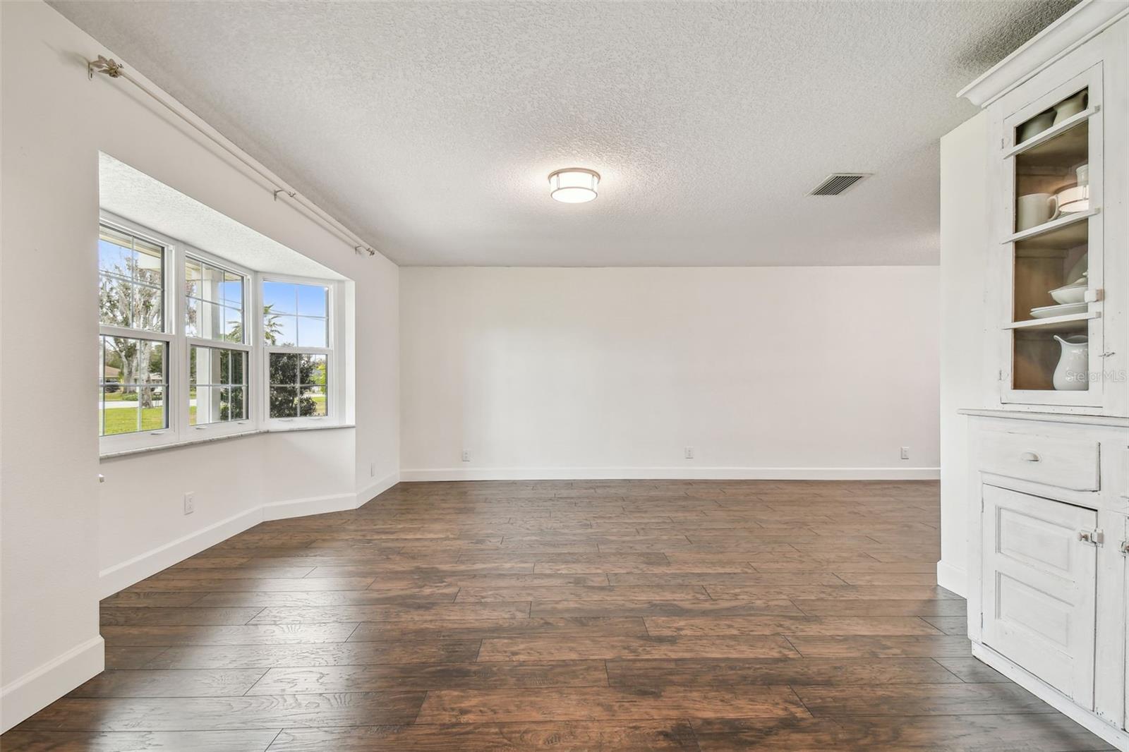 Living Room with Bay window