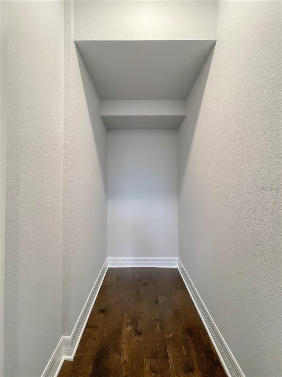 Under stairs storage