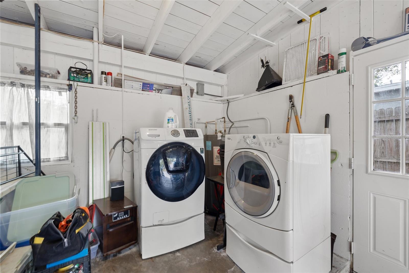 Laundry in Garage