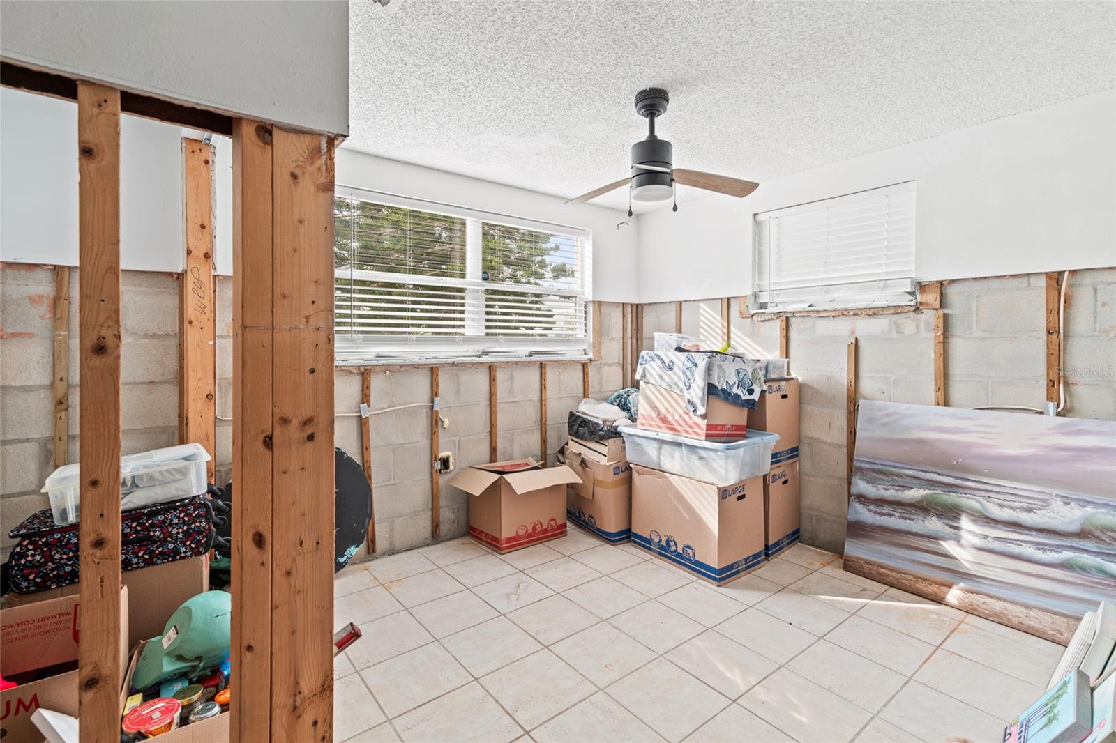 bedroom with built in closet