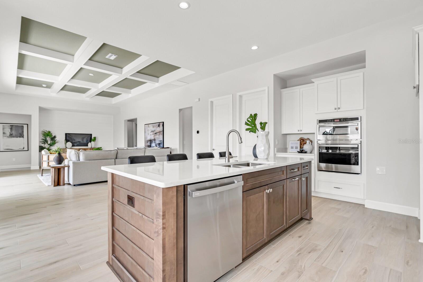 Kitchen with View of Great Room