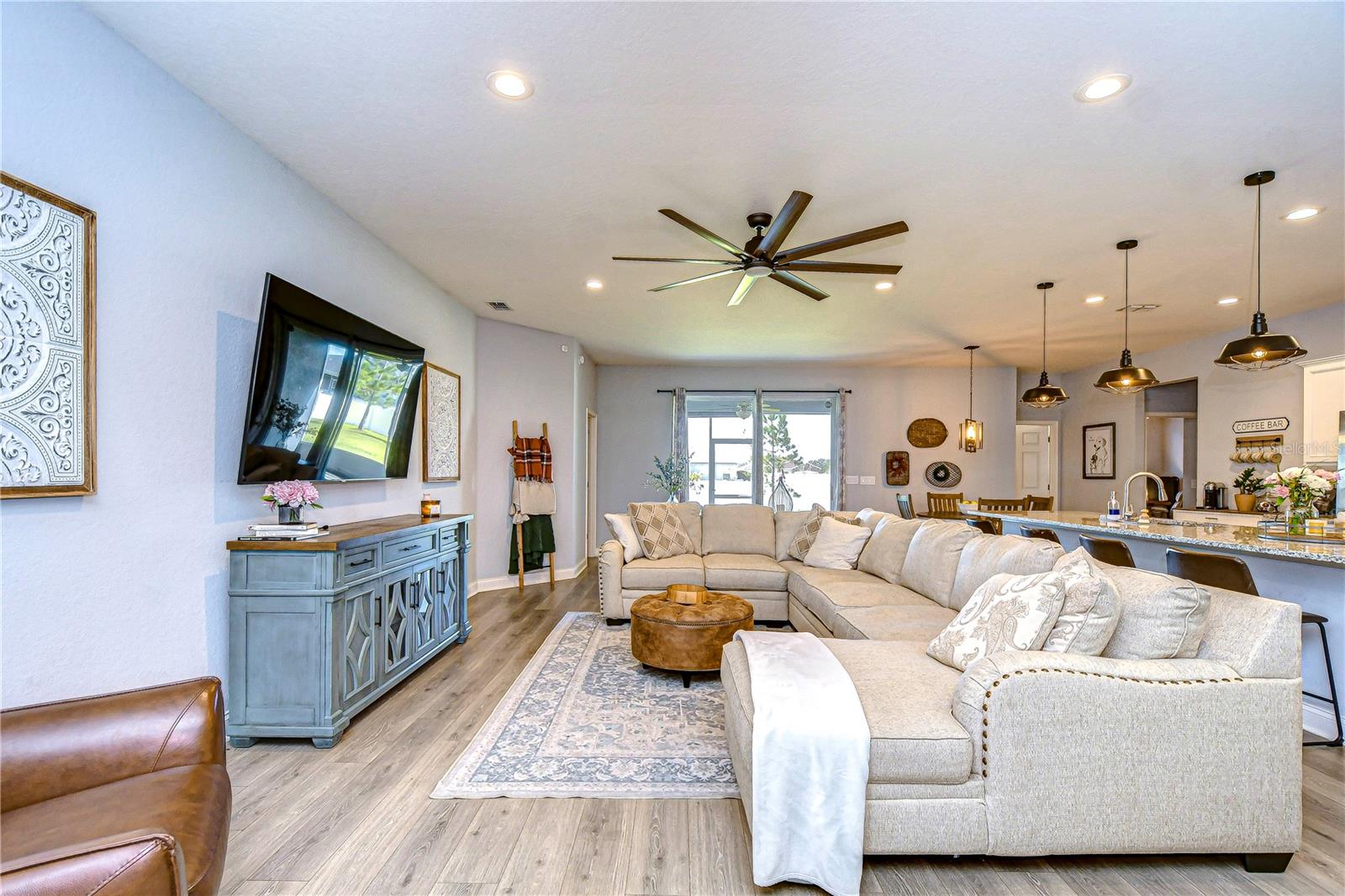 Living room offers plenty of space to create memories!