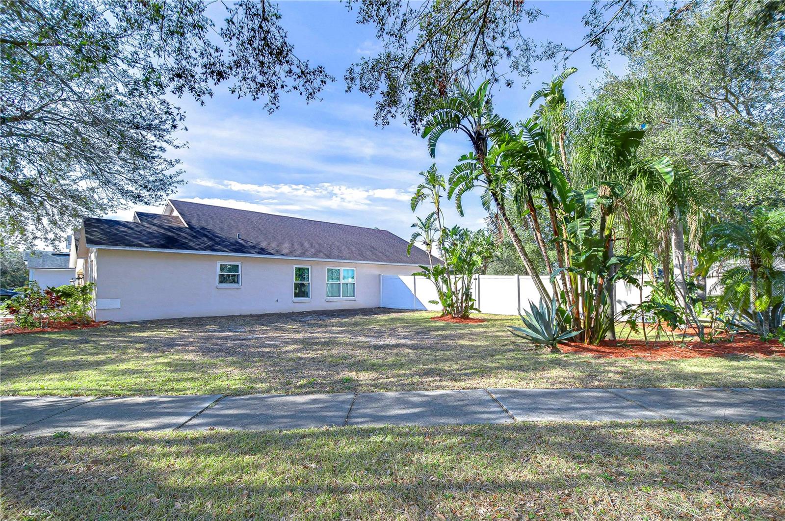 Expansive side yard on a coveted corner lot!