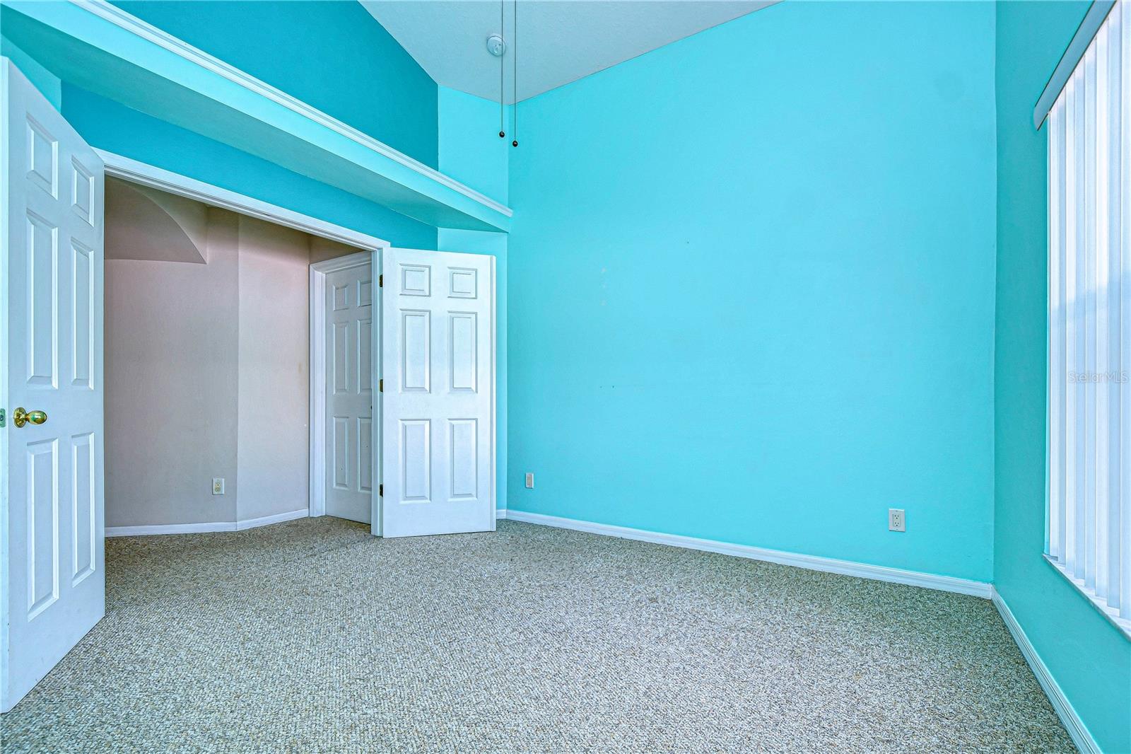 Third bedroom with wide double door entrance!