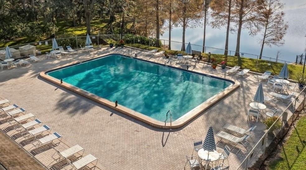 Huge Paved Patio in the rear