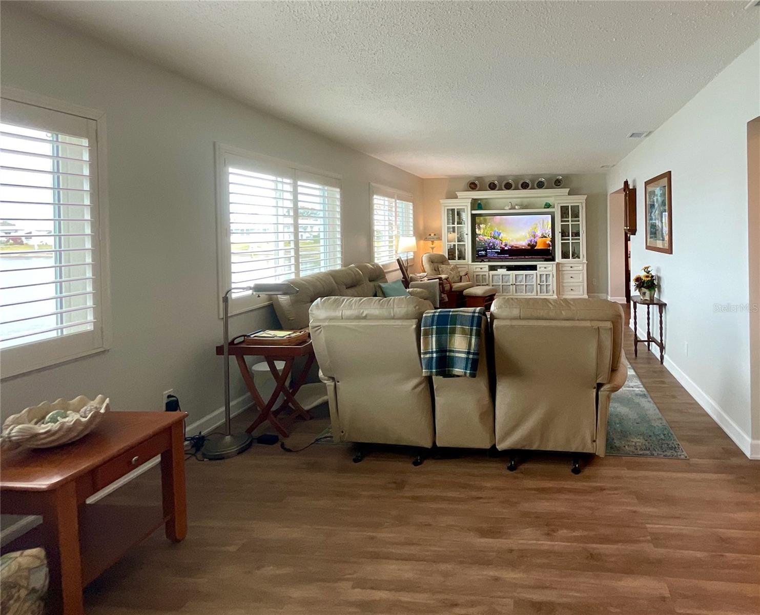 Family room off kitchen