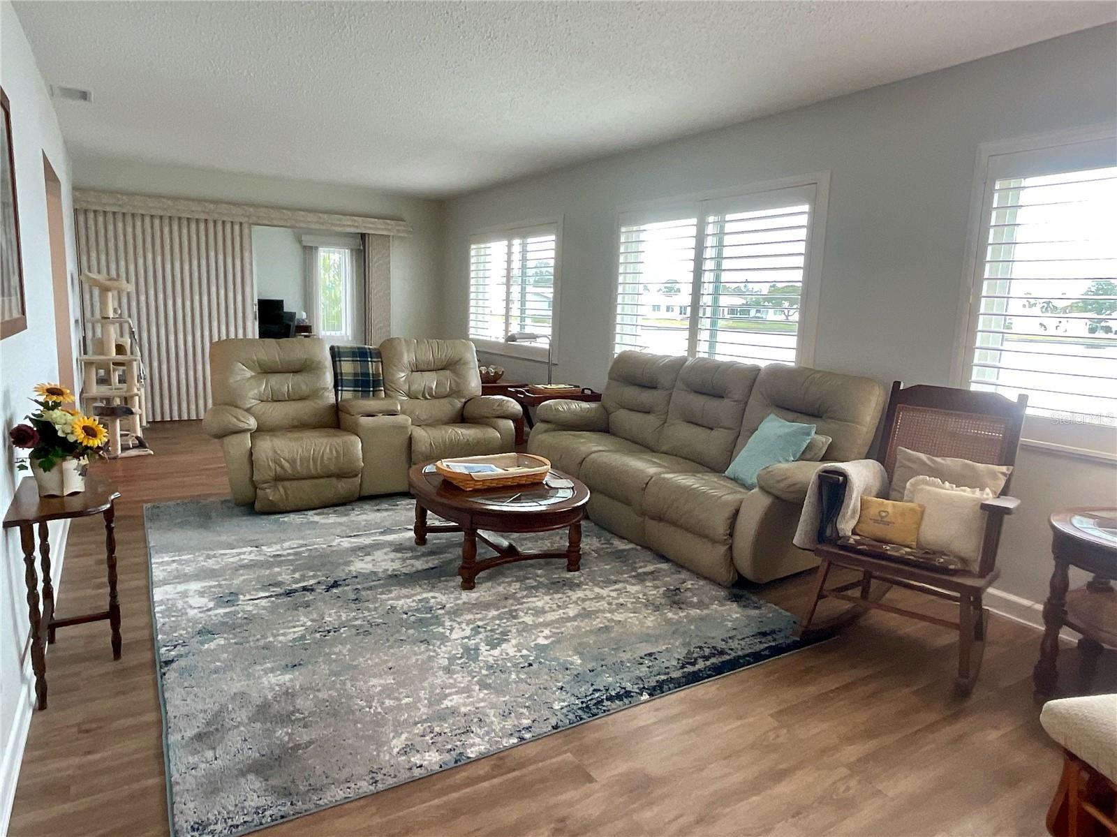 Family room view off dining room