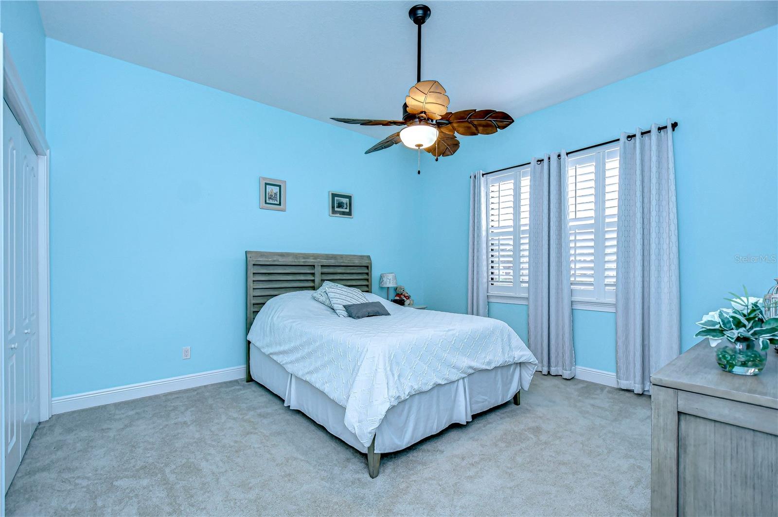 Second bedroom with with large double windows!