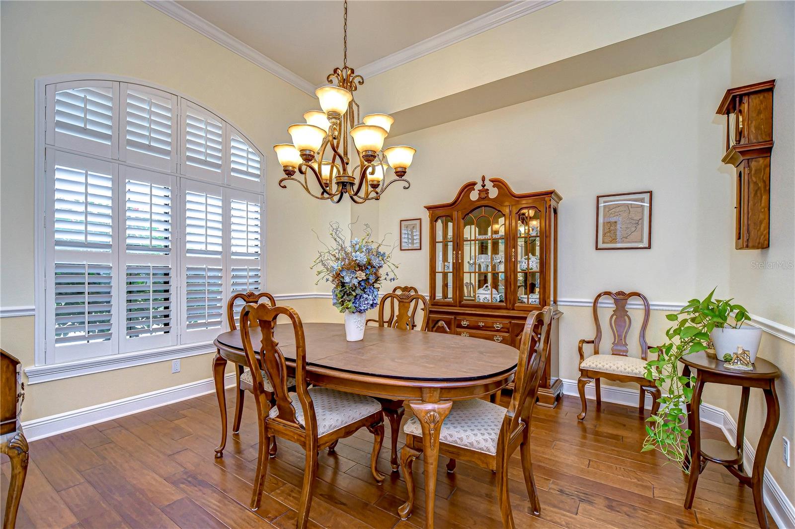 HUGE dining room with ample natural lighting!